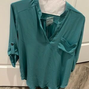 Women's Teal Blouse